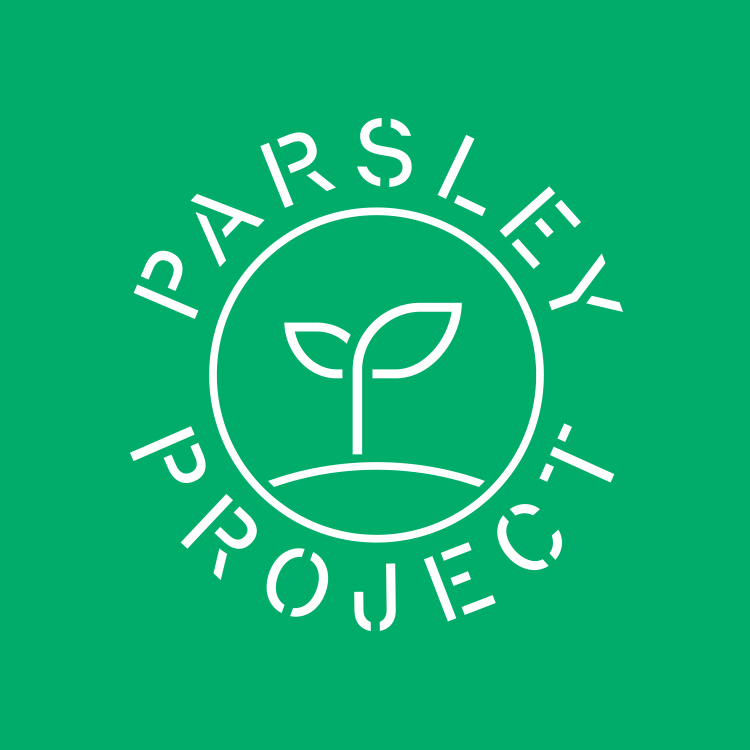 Parsley Project 501c3 Humble Beginnings Sprout Stencil Logo—by Hunter Oden of oden.house