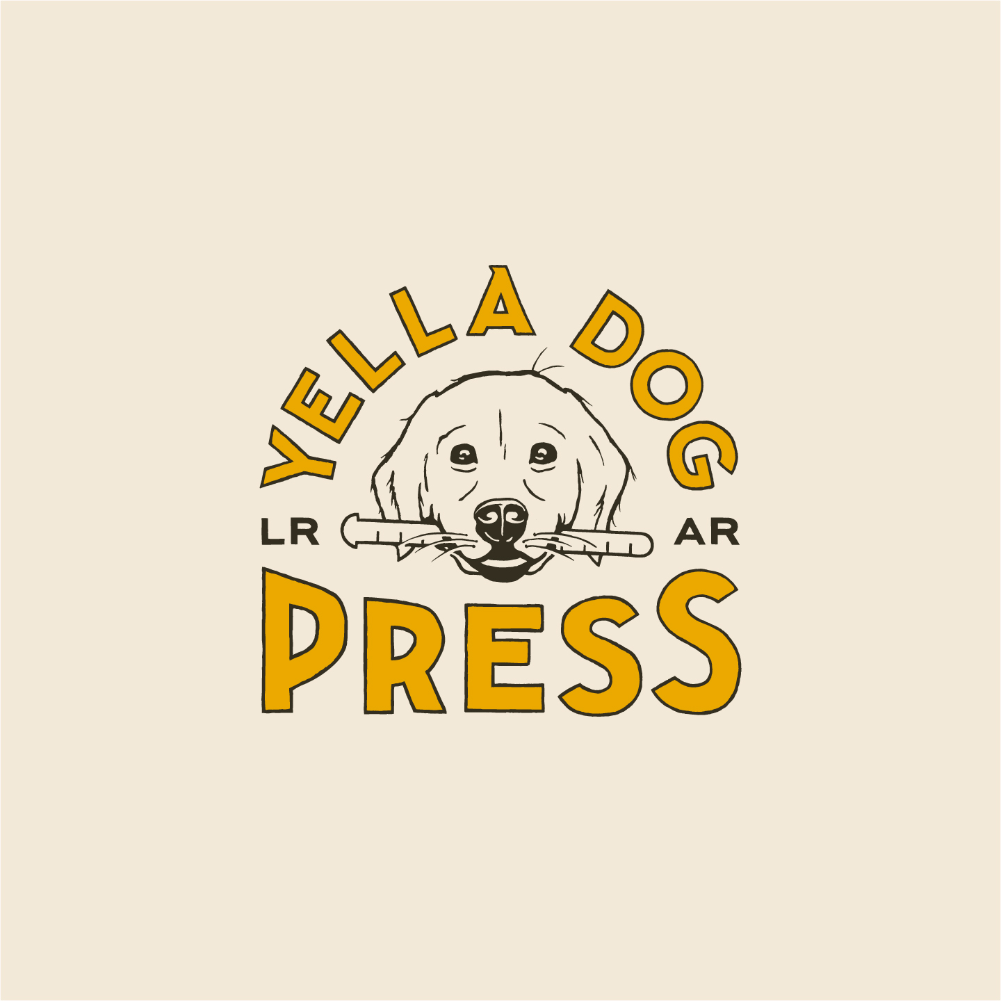 Yella Dog Press logo by Hunter Oden of oden.house