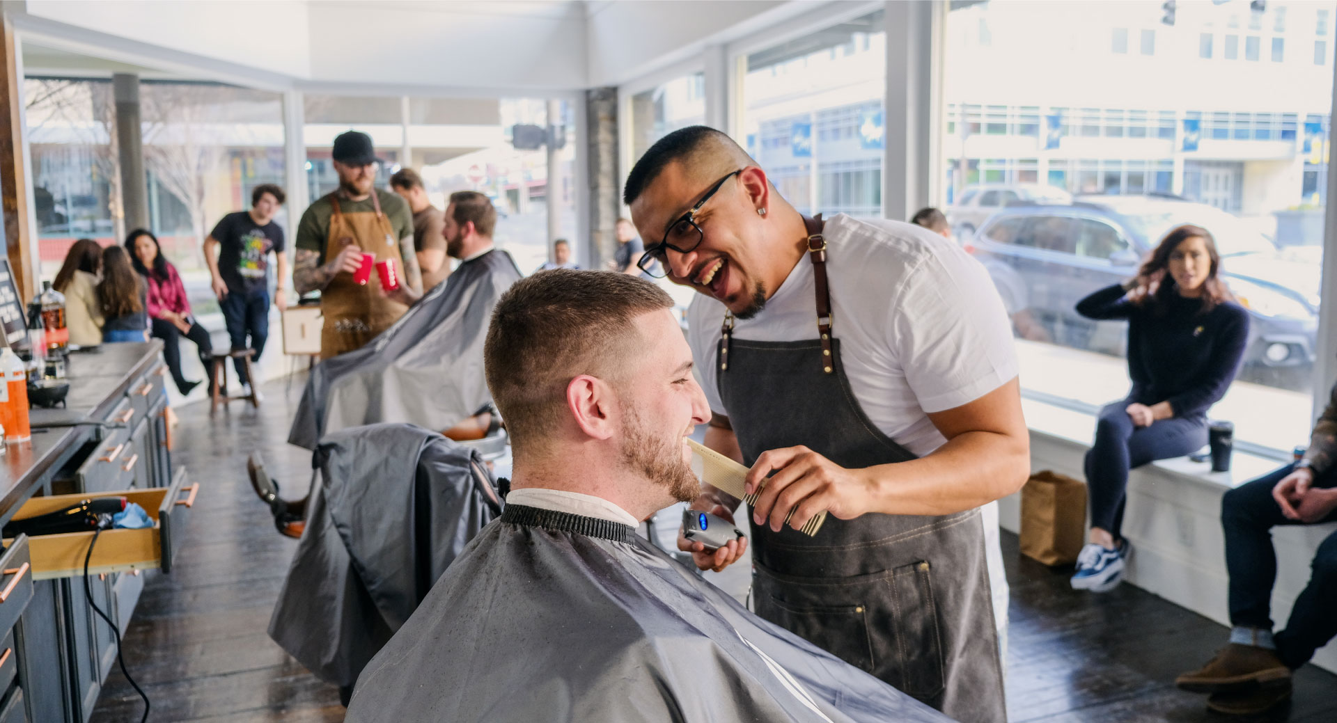 Handle Barbershop Brand Identity Design Case By Oden House